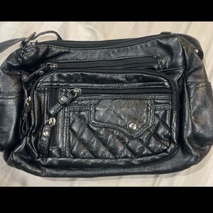 Black cross body bag